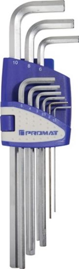 Hexagon offset screwdriver set sp. width 1.5–10 mm