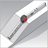 Slika Angle finder leg length 80 x 60 cm