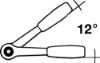 Socket spanner set width across flats 8-22 mm