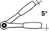 Bit/lever-action reversible ratchet reverse lever
