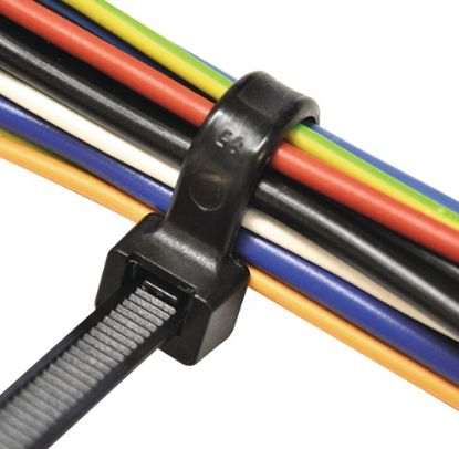 Slika VEZICE ZA KABEL L=280mm (100x) - črne barve