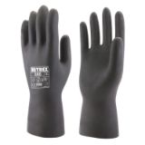 Slika Rokavica iz lateksa, črne barve, black heavy duty, 680
