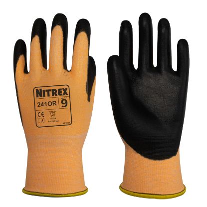 Slika Rokavice protiurezne CUT B, iz vlaken HPPE, s prevleko PU,NITREX 241OR