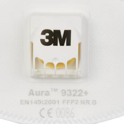 Slika 9322+, RESPIRATOR 3M 9322+ AURA, FFP2 Z VENTILOM                                