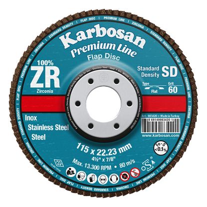 Slika PLOŠČA LAMELNA D125mm ZR Gr. 40 PREMIUM LINE SD Karbosan