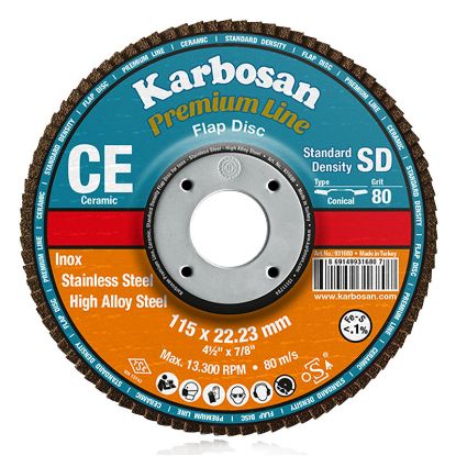 Slika DISK BRUSNI-LAMELNI CEY51-Ceramic  D115x22,23mm SD K60