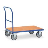 Slika VOZIČEK TRANSPORTNI DELOVNI ROČNI, NOSILNOST 600 KG, NAKL. POVRŠ. 1000 X 700 MM,