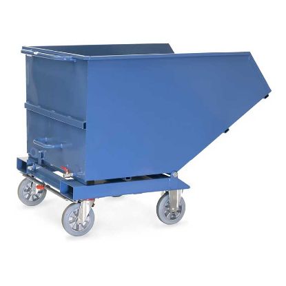 Slika VOZIČEK ZA OSTRUŽKE 800L TYP:4704 1321x1044x735mm - z ventilom        