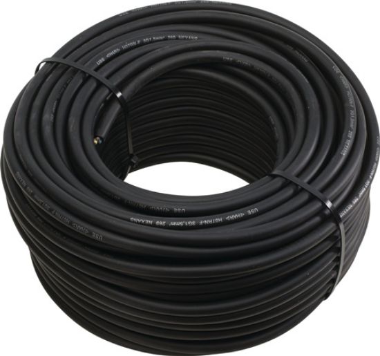 PODALJŠEK ELEKTRIČNI GUMIRAN, H05RR-F, 50M, 3X1,5MM2, BARVA ČRNA