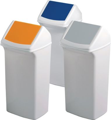 Slika KOŠ ZA ODPADKE 40L 747X320X366MM, BARVA LOPUTE: RUMENA