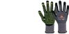 508150G, VEL.7, DELOVNA ROKAVICA IZ NITRILNE PENE IN PIKICAMI, PADUA GRIP GREEN