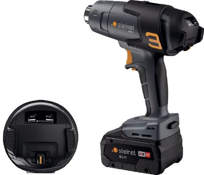 Slika FEN AKUMULATORSKI NA VROČI ZRAK 300-500°C MH3, 18V/8.0Ah STEINEL 