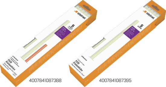 PALČKE LEPILNE, PUR PALČKE , MR PUR O 11 X 250MM Z 2 DETERGENTNI PALČI, STEINEL