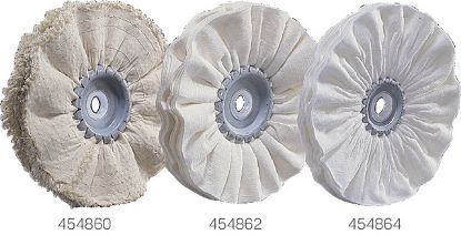 Slika PLOŠČA POLIRNA FINA D100mm NF925, z bombažno tkanino okoli kovinskega jedra (1ga