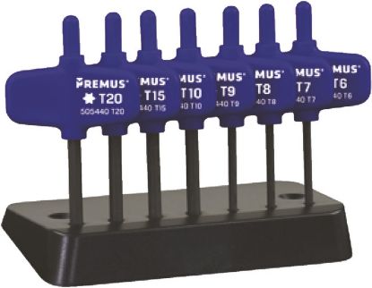 Slika IZVIJAČ TORX V 7-DELNI GAR. T6-T20 