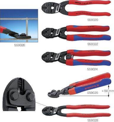 Slika KLEŠČE ŠČIPALNE 200mm (do D6,0mm), z več komponentnim ročajem
