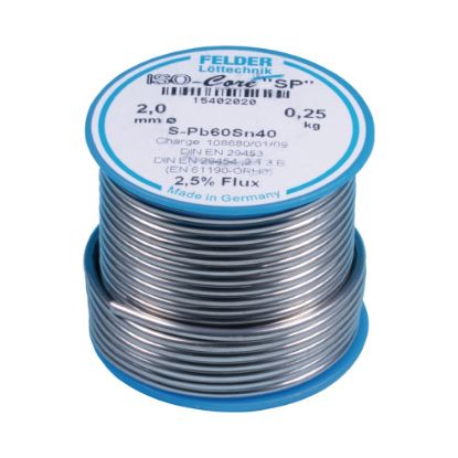 ŽICA ZA SPAJKANJE NA KOLUTU, ISO-CORE® O2MM S-PB60SN40 FELDER 100G