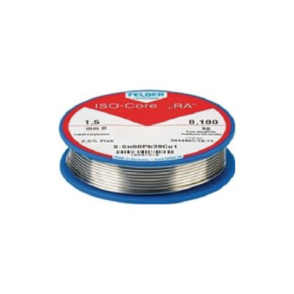 ŽICA ZA SPAJKANJE NA KOLUTU, ISO-CORE®  O1,5MM S-SN60PB39CU1 FELDER 250G