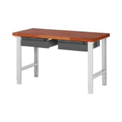 MIZA DELOVNA 2000X700MM NAST. VIŠINA 790-1140MM, RAL7035/RAL7016 (2X PREDAL) RAU