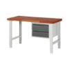 MIZA DELOVNA 1500X700MM NAST. VIŠINA 790-1140MM, RAL7035/RAL7016 (2X PREDAL) RAU