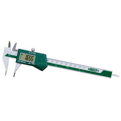 Slika MERILO POMIČNO DIGITALNO 0-150mm/0,01mm z tankimi merilnimi kljuni 2mm in s poda