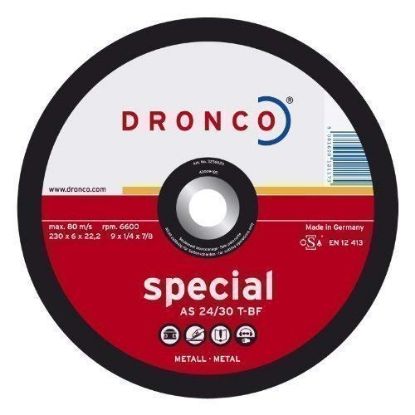 PLOŠČA BRUSNA AS 24/30T Special D180X6,0X22,23mm 