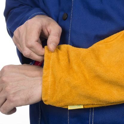 Slika Narokavniki varilski iz usnja, Golden brown,  WELDAS, 44-2321