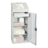 Materialschrank 2000 1210x500x500 grau / grau