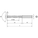 Slika SVEDER ŠPIRALNI Vari Drill VHM 5xD D10,2mm WU25PD VDS202A10200  