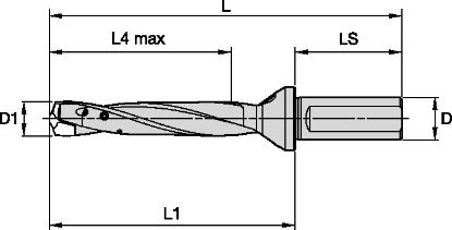 Slika SVEDER TDMX 5xD D25,0-25,999mm - TDMX250R5SL32M