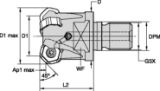Slika REZKAR M1200 D25mm Z=3 M1200D025Z03HN07