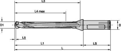 Slika SVEDER TOP-DRILL M1 8xD D12,0-12,49mm TDM120R8SCF16M   