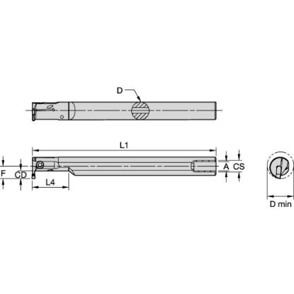 Slika DRŽALO UTORNO NOTRANJE D20mm w=3mm Dmin=20mm A20QWGCEMR0307M