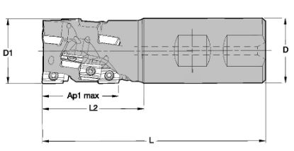 Slika REZKAR M300 PLUS D32mm Z=12/3                                                   