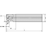 Slika REZKAR VSM11 D20mm Z=3 VSM11D020Z03A20XD11L110