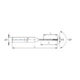 Slika Sveder spiralni mikron VHM AlCrN 10xd - UNI CD-COOL 102431