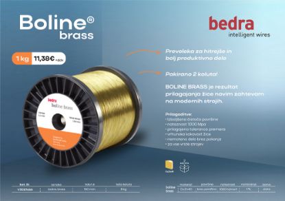 Slika ŽICA ZA EROZIJO BOLINE BRASS 0,25mm Din160 (8kg)

