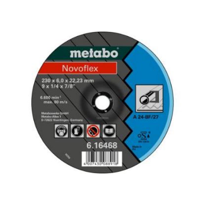 PLOŠČA BRUSNA 125x6,0x22,2mm - za jeklo Novoflex