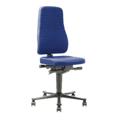 Arbeitsdrehstuhl All-In-One m. Rollen, Stoff