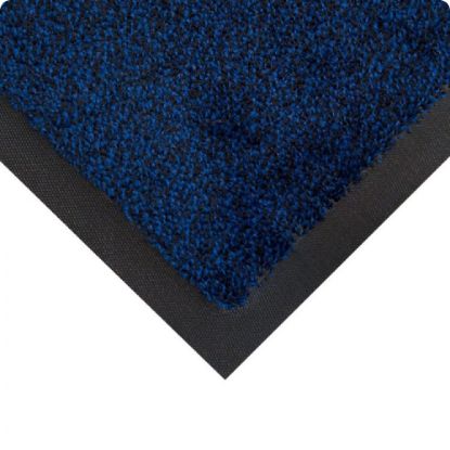 Sauberlaufmatte COBAwash schwarz/blau