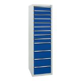Schubladenschrank 13 SLR 1800x500x500 mm 7035/5010