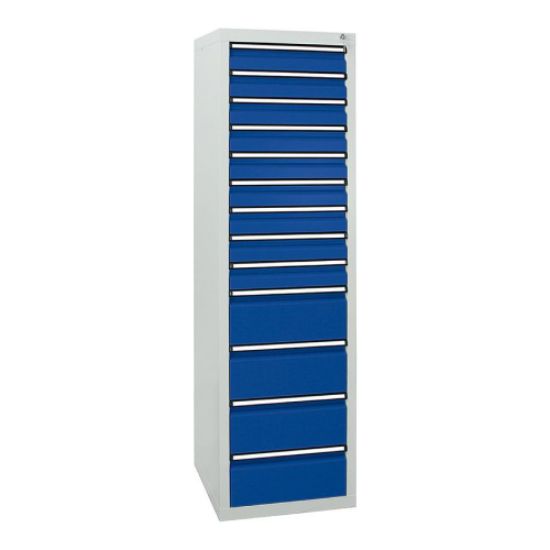 Schubladenschrank 13 SLR 1800x500x500 mm 7035/5010
