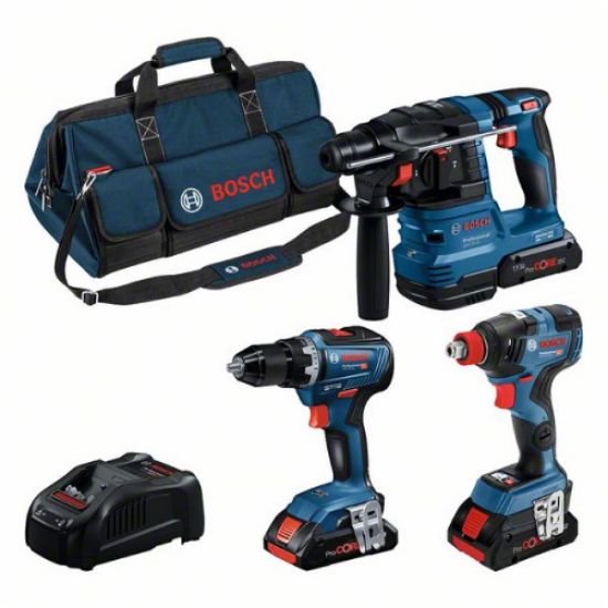 SET AKUMULATORSKI PROFESIONALNI 18V (GSR-GDX-GBH + 3 x 4,0AH PROCORE BATERIJA + 
