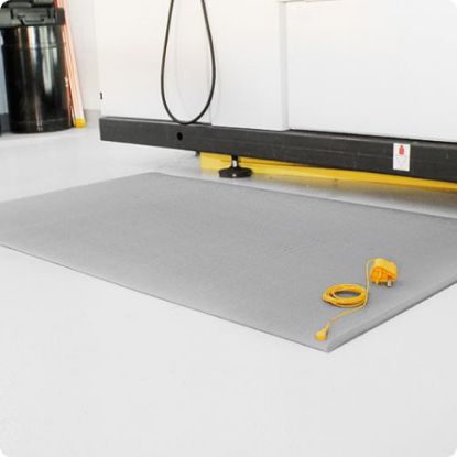Sicherheitsmatte antista. 0.9m x 1.5m, grau