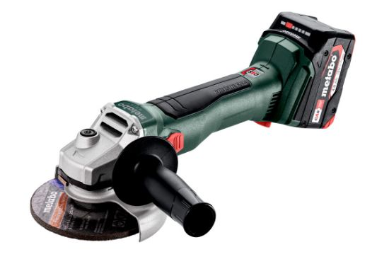 BRUSILNIK KOTNI AKUMULATORSKI W18 L BL 9-125 (900W) Metabo+ 2x Baterija 18V, 4