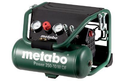 Slika KOMPRESOR BATNI PRENOSNI POWER 250-10 W OF 1,5KW 10bar/10l METABO