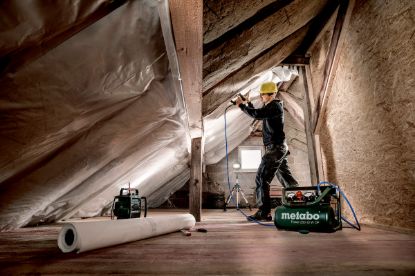 Slika KOMPRESOR BATNI PRENOSNI POWER 250-10 W OF 1,5KW 10bar/10l METABO
