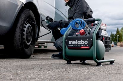 Slika BATERIJSKI KOMPRESOR POWER 160-5 18 LTX BL OF Metabo - samo stroj