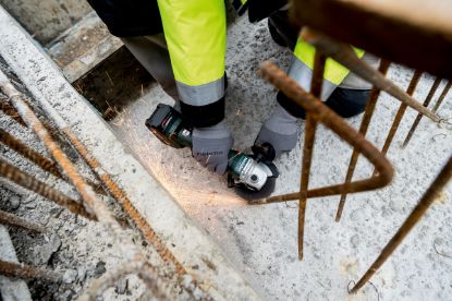 Slika BATERIJSKI KOTNI BRUSILNIK W 18 L 9-125 Metabo