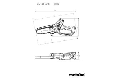 Slika BATERIJSKA VERIŽNA ŽAGA MS 18 LTX 15